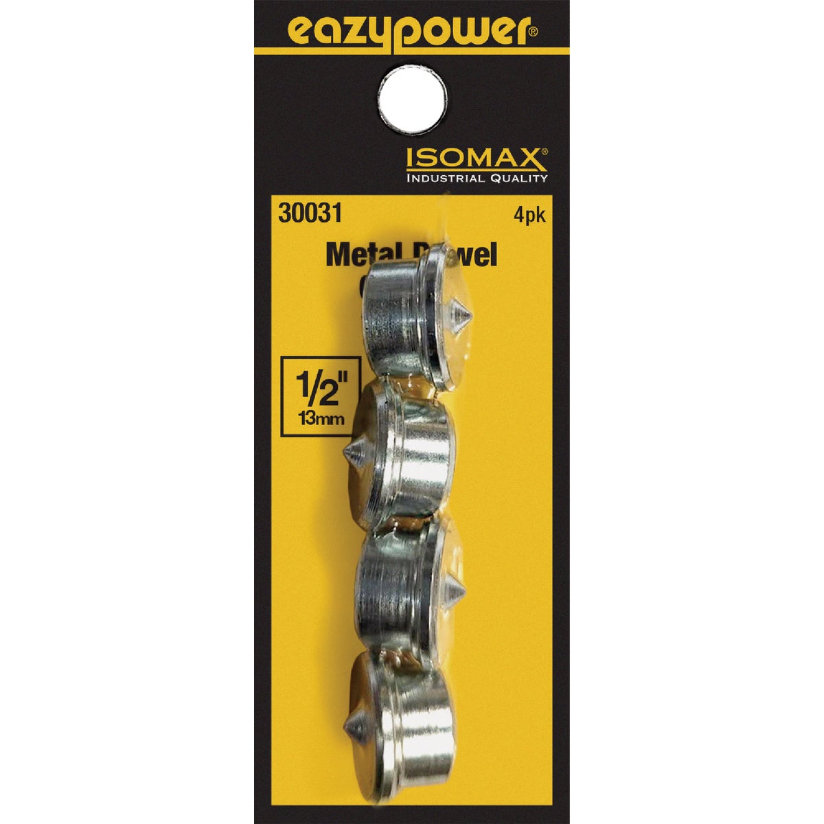 Eazypower Corporation 1/2 In. Steel Plated Dowel Center (4-Pack)