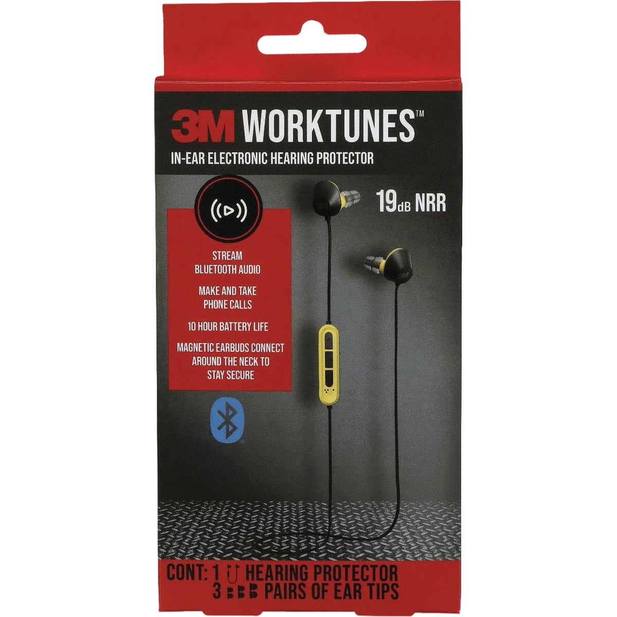 3M WorkTunes In-Ear Electronic Hearing Protector Image 1