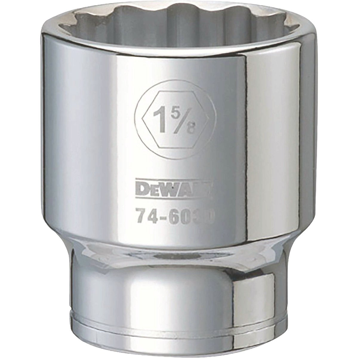 DEWALT 3/4 In. Drive 1-5/8 In. 12-Point Deep Standard Socket Image 1