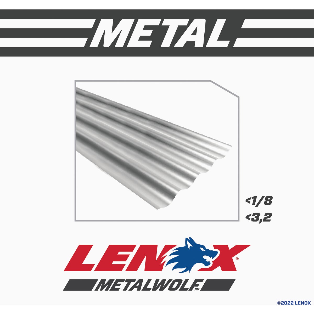 Lenox MULTIWOLF WAVE EDGE 6 In. 24 TPI Thin Metal Reciprocating Saw Blade (5-Pack) Image 4
