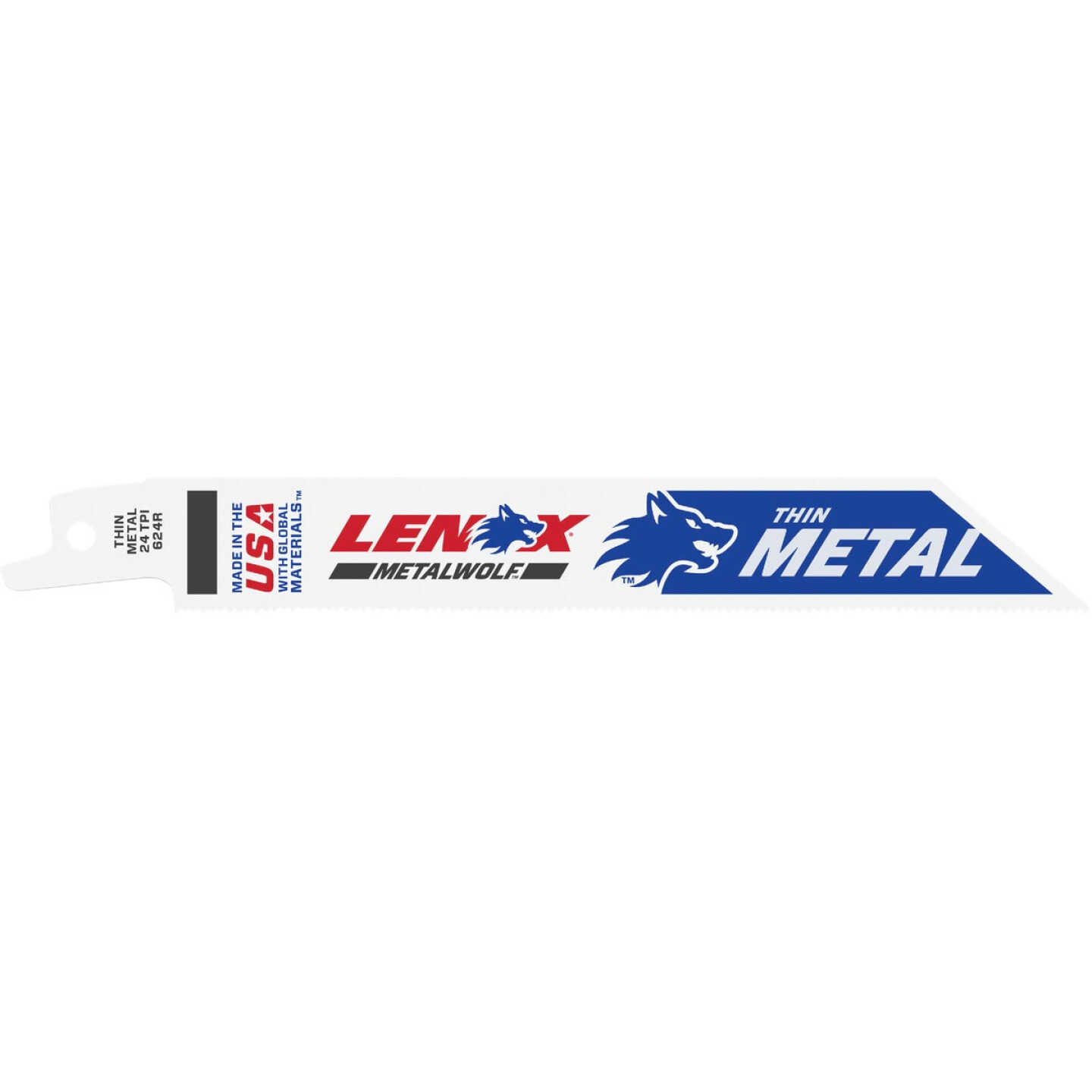Lenox MULTIWOLF WAVE EDGE 6 In. 24 TPI Thin Metal Reciprocating Saw Blade (5-Pack) Image 5
