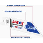 Lenox METALWOLF WAVE EDGE 4 In. 18 TPI Medium Metal Reciprocating Saw Blade Image 2
