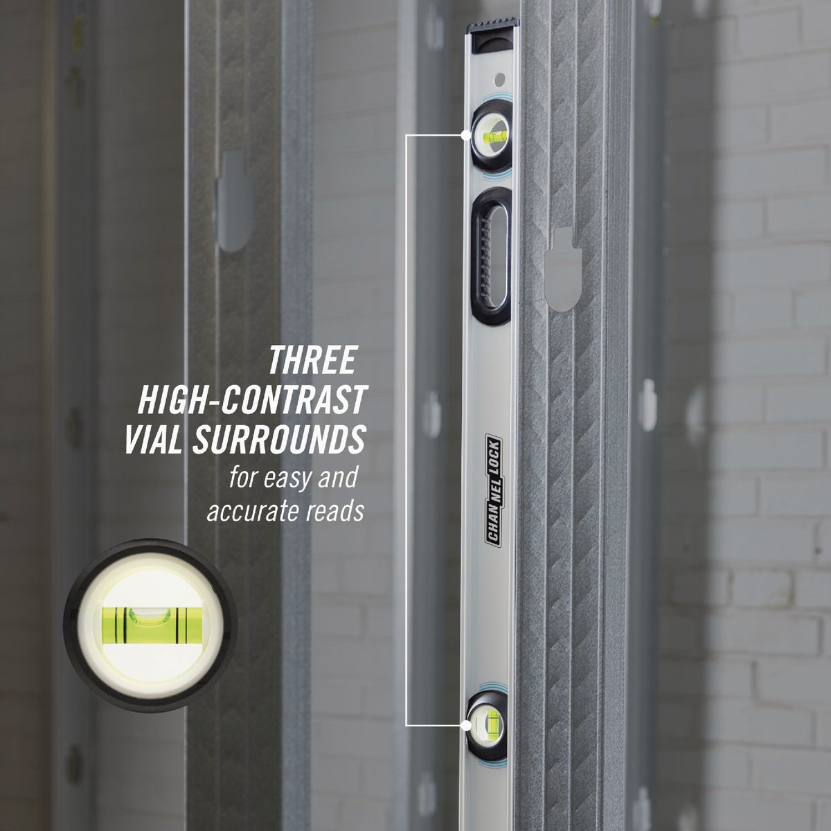Channellock 48 In. Magnetic I-Beam Level Image 5