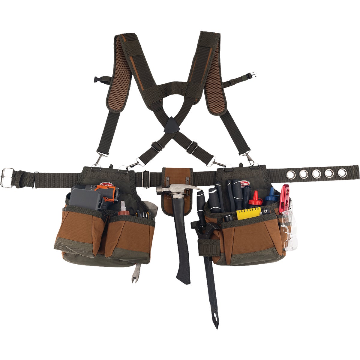 Bucket Boss AirLift 23 In. Tool Belt with Suspenders Image 3