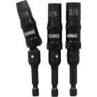 DEWALT Elite Series 1/4 In. Pivoting Impact Nutdriver Bit Set (3-Piece) Image 1