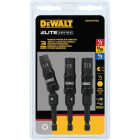 DEWALT Elite Series 1/4 In. Pivoting Impact Nutdriver Bit Set (3-Piece) Image 2