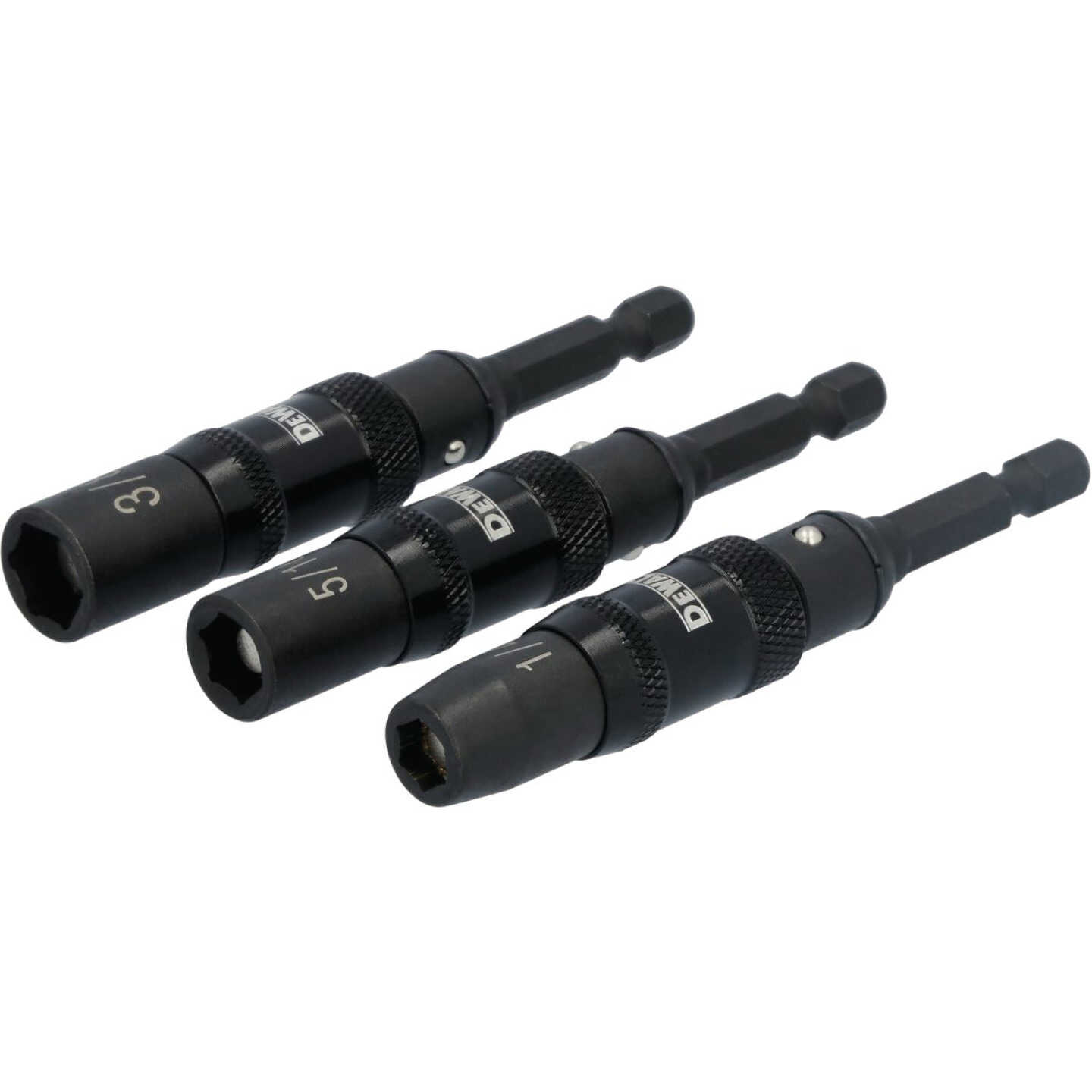 DEWALT Elite Series 1/4 In. Pivoting Impact Nutdriver Bit Set (3-Piece) Image 3