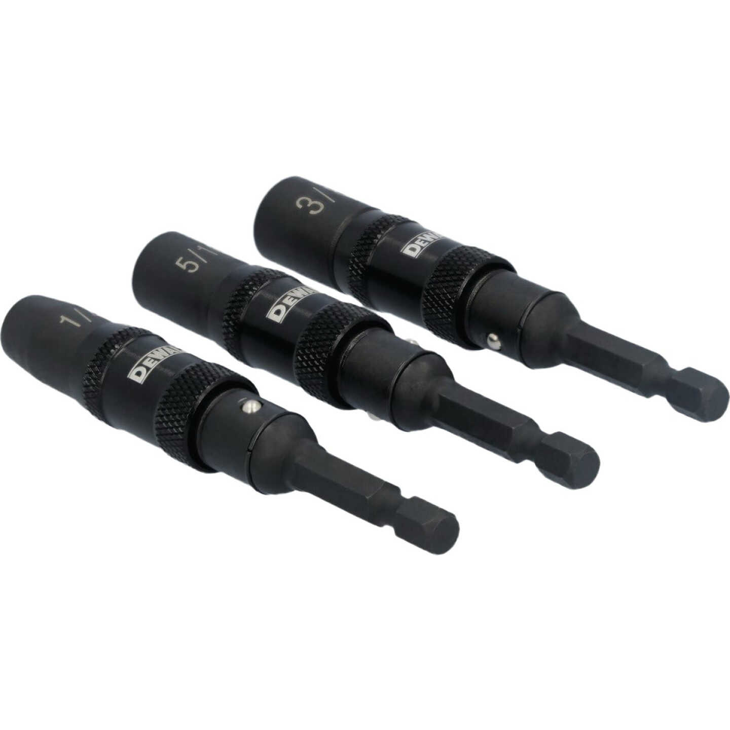 DEWALT Elite Series 1/4 In. Pivoting Impact Nutdriver Bit Set (3-Piece) Image 4