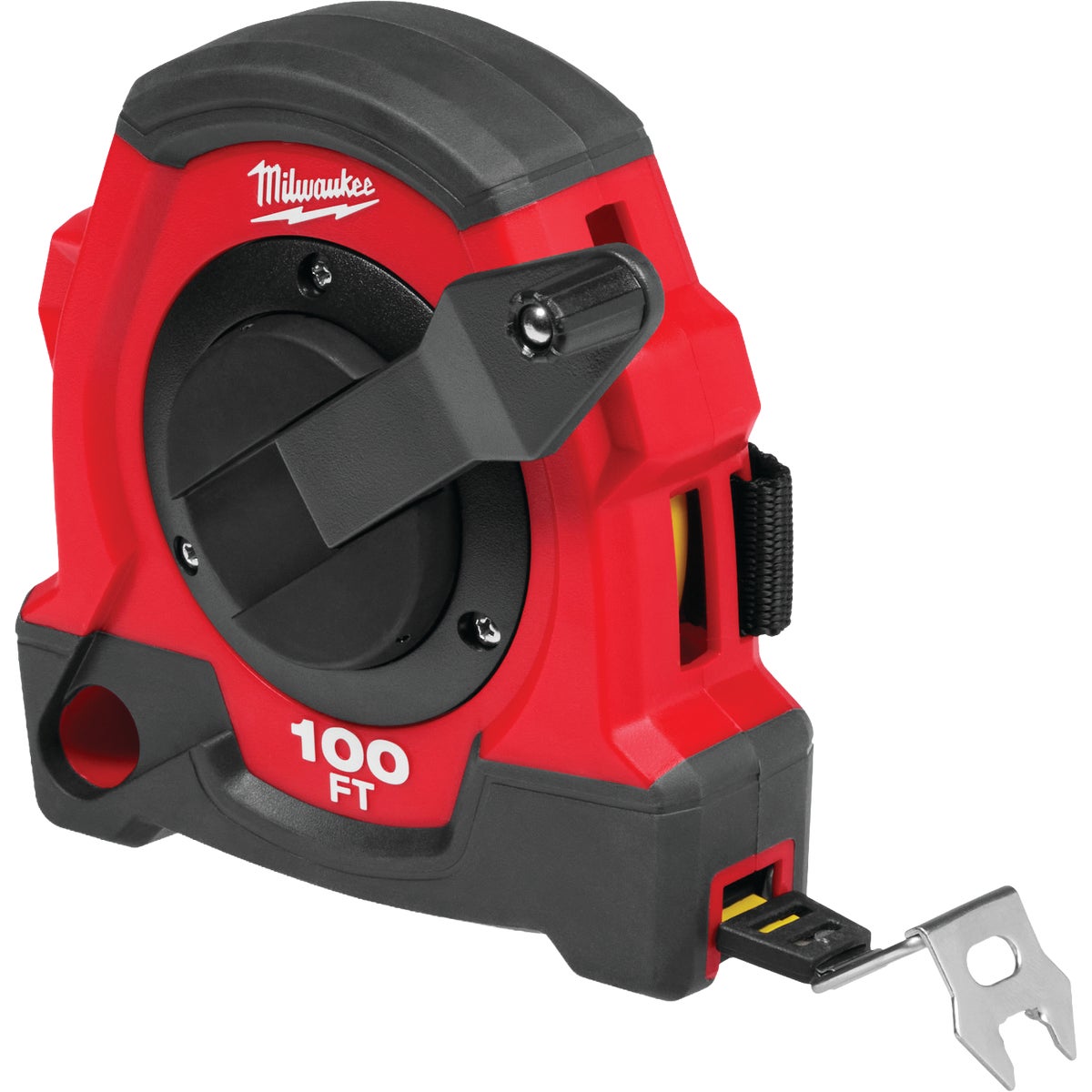 Milwaukee 100 Ft. Metal Closed Case Reel Tape Image 5