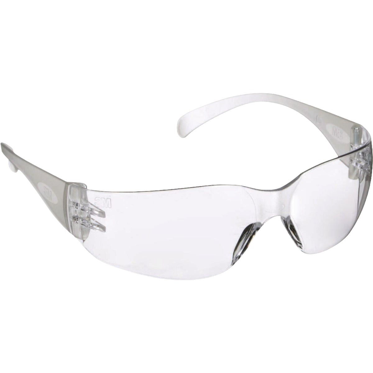 3M Clear Frame Safety Glasses with Anti-Scratch Clear Lenses Image 3