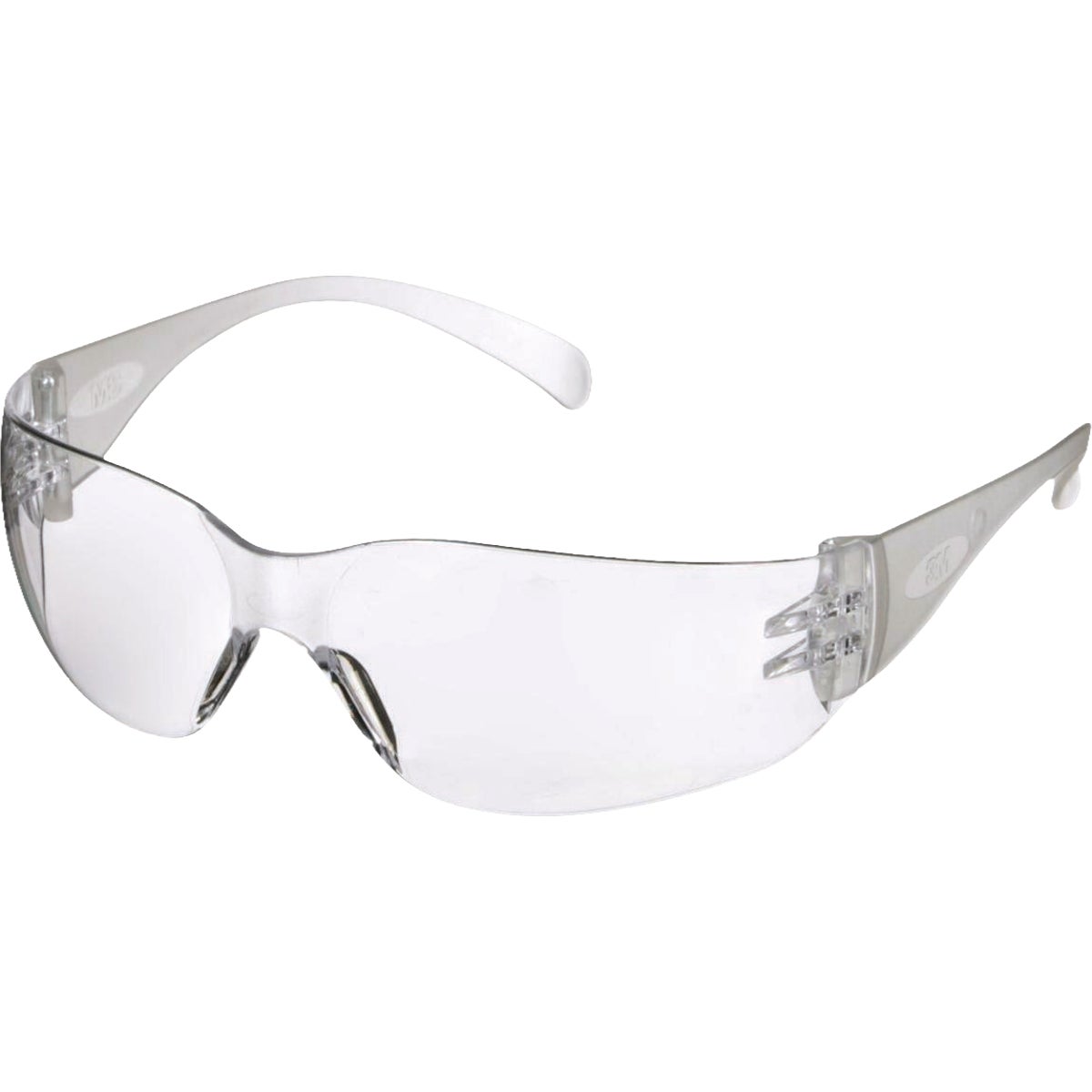 3M Clear Frame Safety Glasses with Anti-Scratch Clear Lenses Image 2