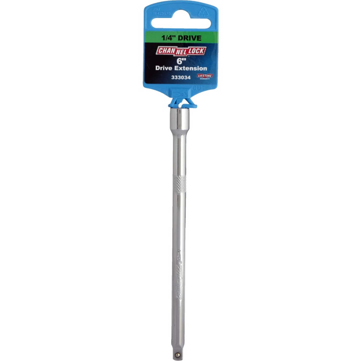 Channellock 1/4 In. Drive 6 In. Long Socket Extension with Textured Band Image 2