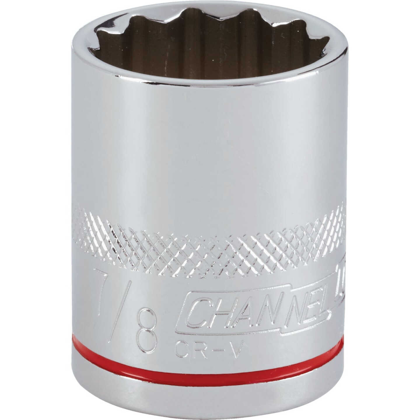 Channellock 1/2 In. Drive 7/8 In. 12-Point Shallow Standard Socket Image 1