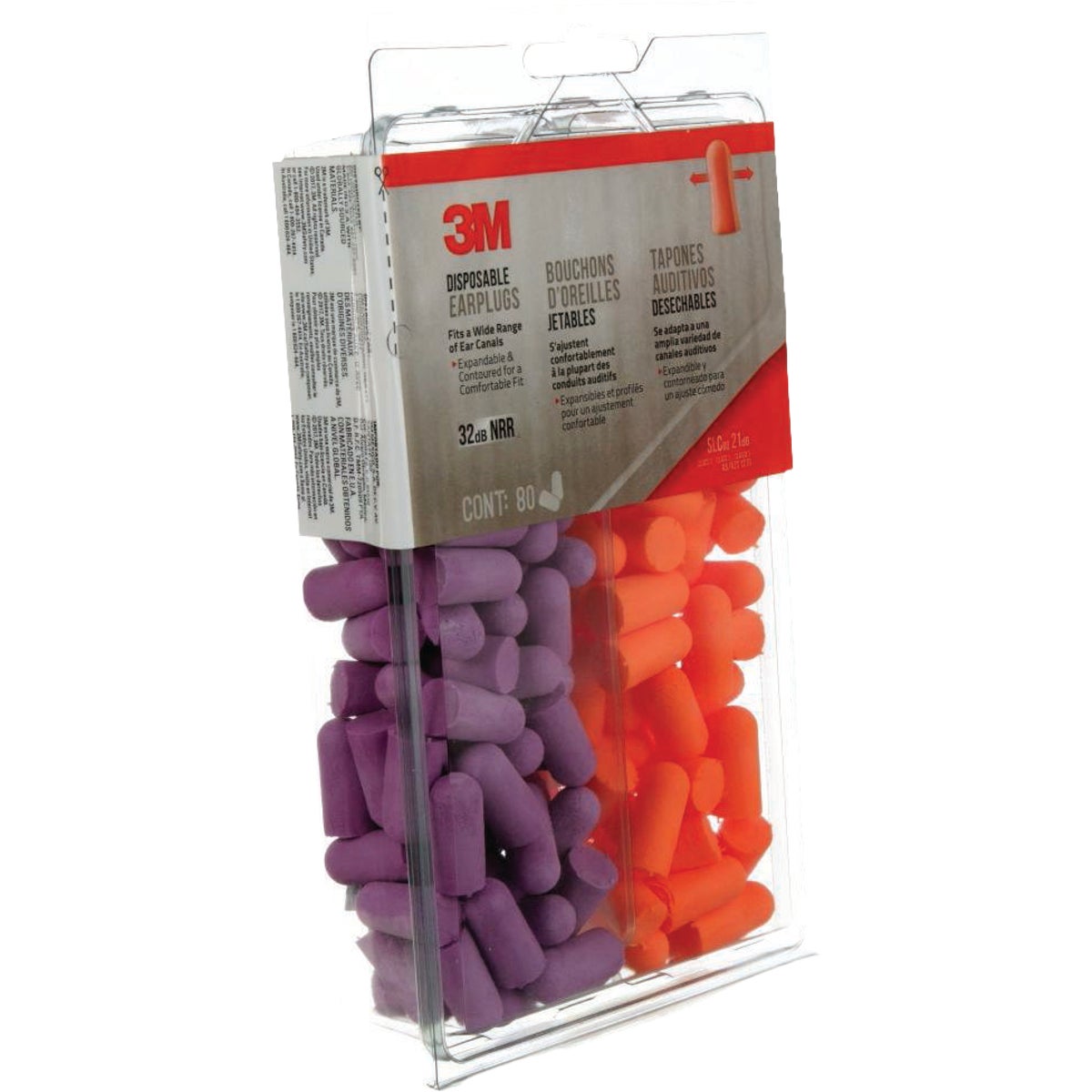 3M Disposable Earplugs (80-Pair) Image 4