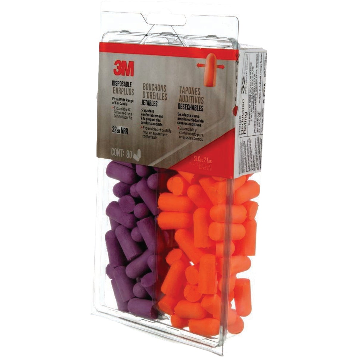 3M Disposable Earplugs (80-Pair) Image 3