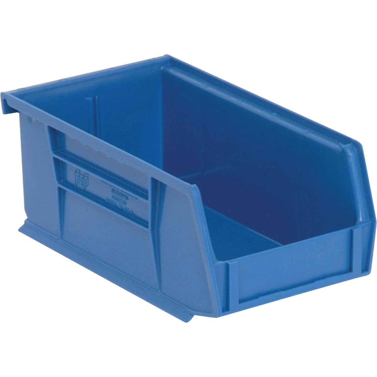 Quantum Storage Small Blue Stackable Parts Bin Image 1