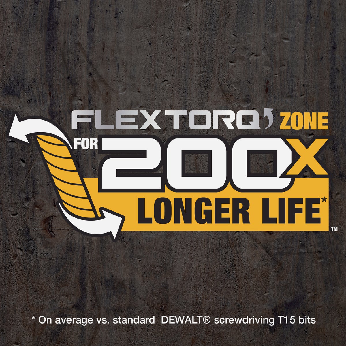 DEWALT FlexTorq 2 In. T15 TORX Impact Screwdriver Bit (3-Pack) Image 2
