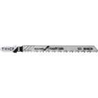 Bosch 4 In. x 8 TPI T-Shank Bi-Metal Jig Saw Blade for Nail-Embedded Wood (5-Pack) Image 1