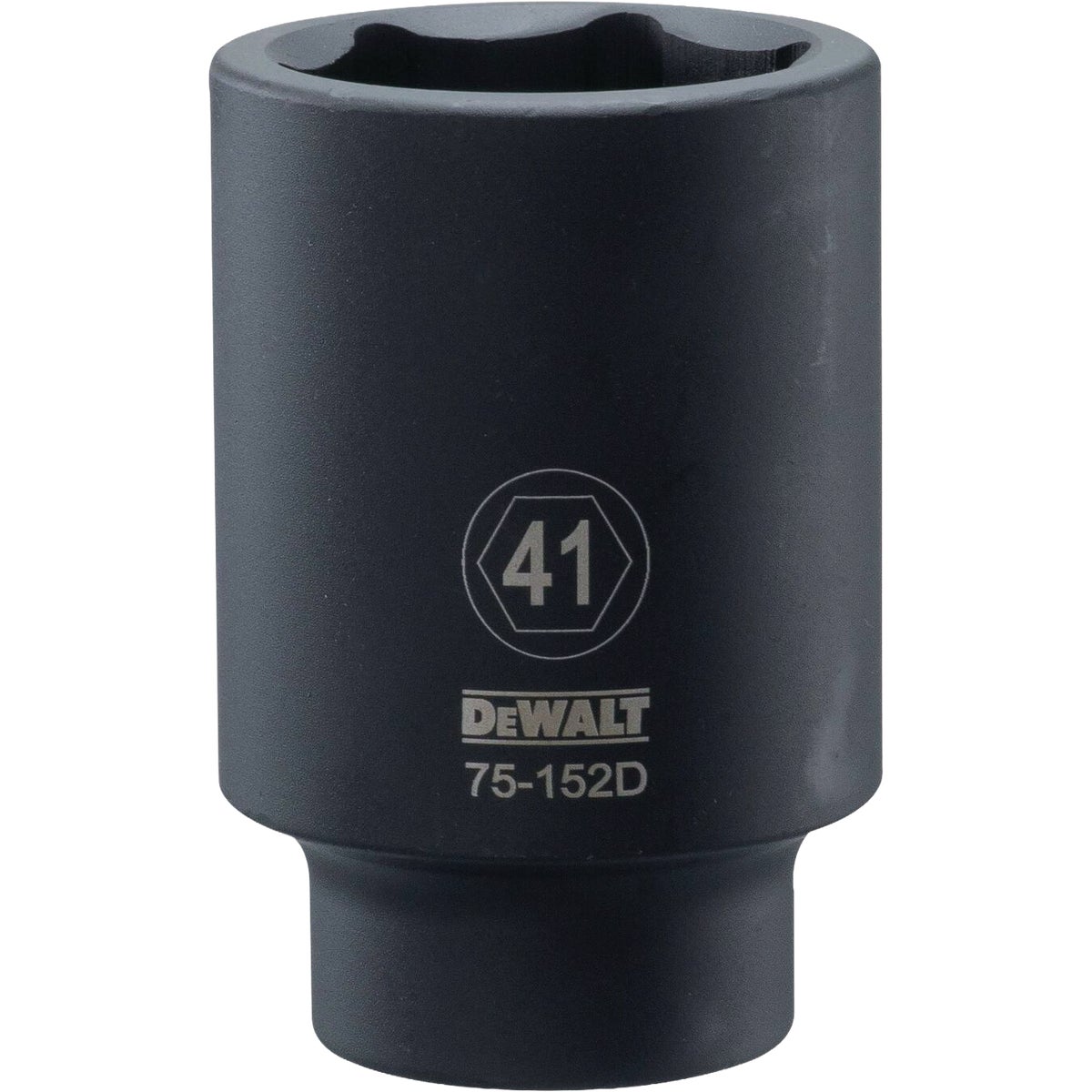 DEWALT 3/4 In. Drive 41mm 6-Point Deep Metric Impact Socket Image 1