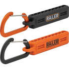 Railer 10-Hole Bitrail Orange & Black Bit Holder with Carabiner (2-Pack) Image 1