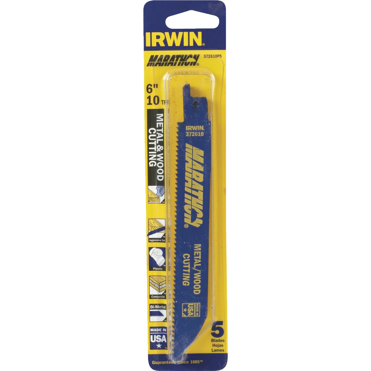5PK 6" 10TPI RECIP BLADE Image 1
