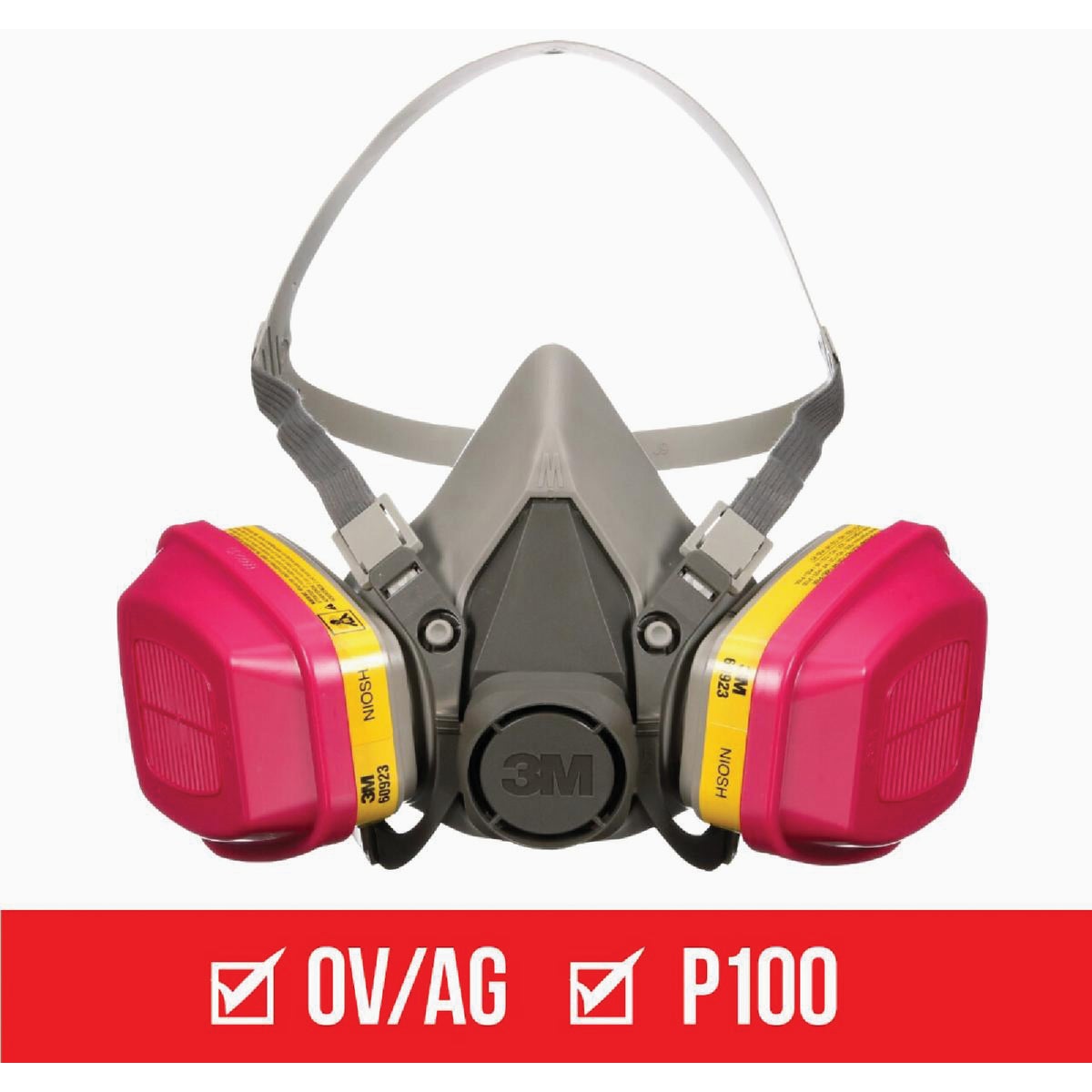 3M OV/AG/P100 Professional Multi-Purpose Respirator Image 4