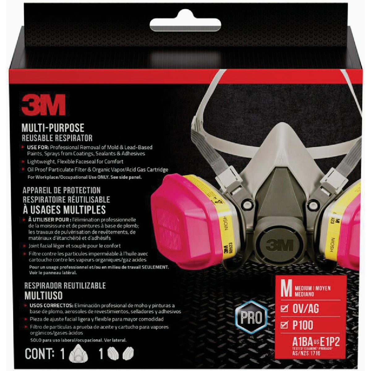 3M OV/AG/P100 Professional Multi-Purpose Respirator