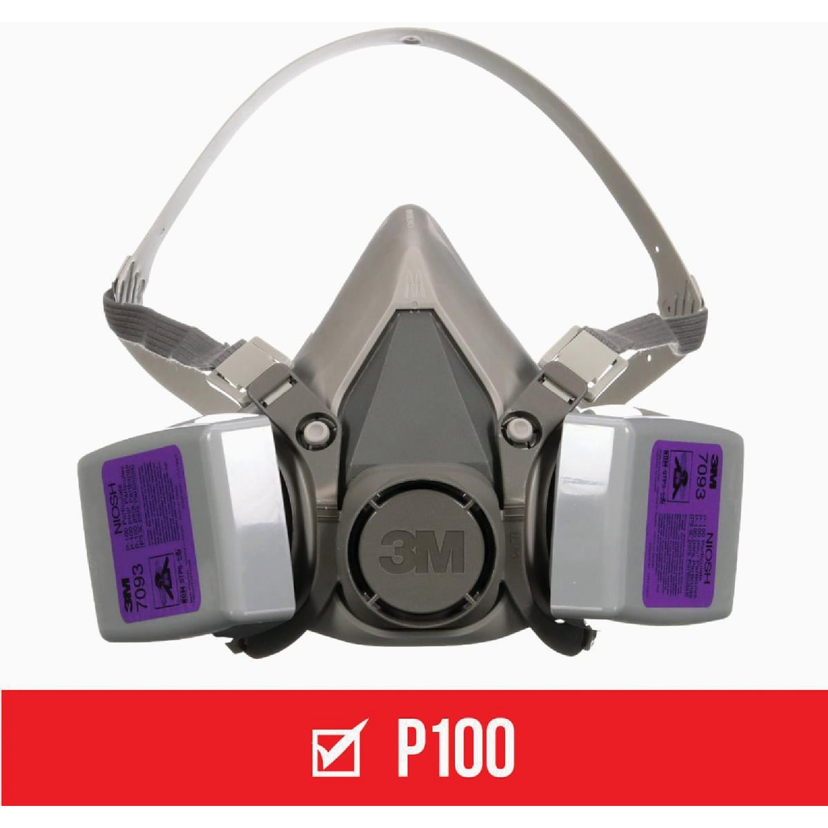 3M P100 Performance Respirator for Mold & Lead Paint Removal