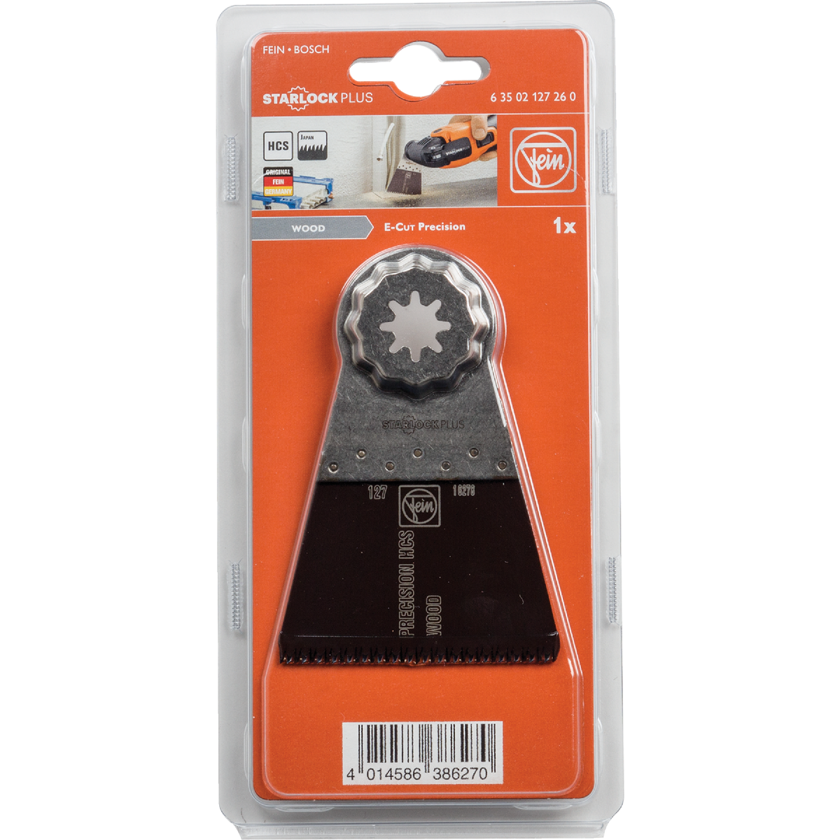 Fein Starlock 2-9/16 In. Steel Precision E-Cut Oscilating Blade Image 2