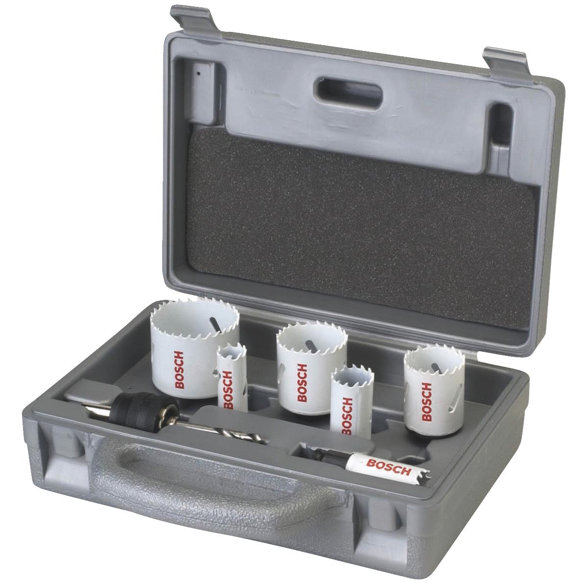 Bosch Bi-Metal Power Change Electrician's Hole Saw Kit (7-Piece)