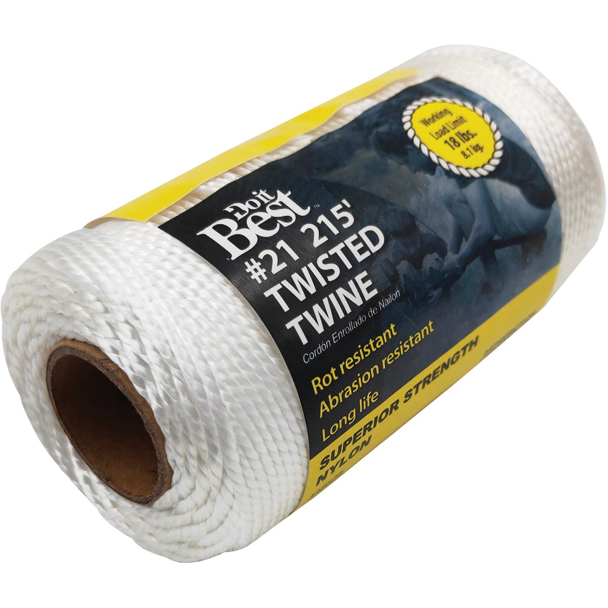Do it Best #21 x 215 Ft. White Nylon Twisted Twine Image 2