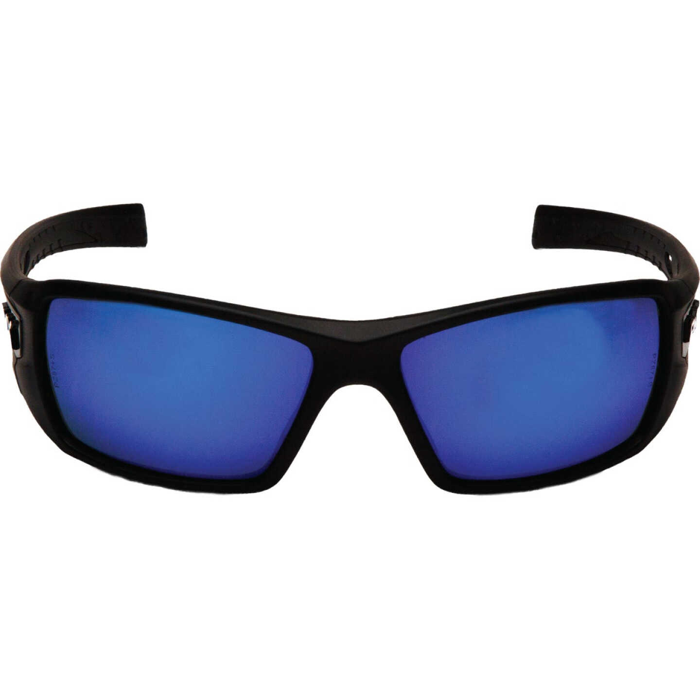 Pyramex Velar Black Frame Safety Glasses with Ice Blue Mirror Lenses Image 1