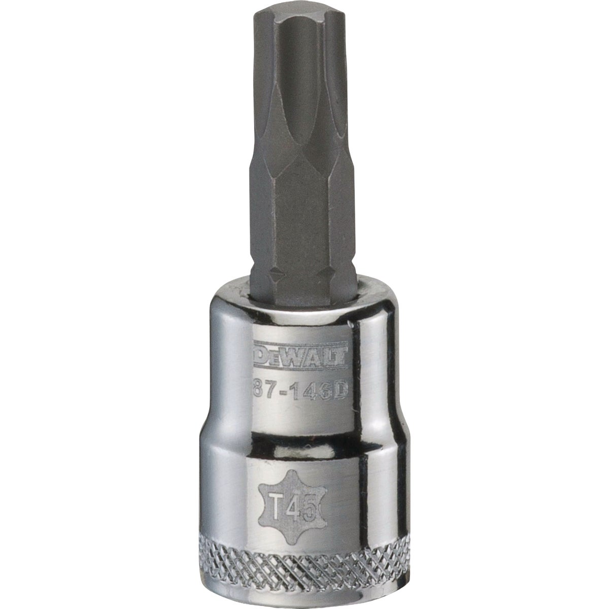 DEWALT 3/8 In. Drive T45 Torx Bit Socket Image 1