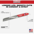 Milwaukee SAWZALL TORCH 9 In. 10 TPI Carbide Medium Metal Reciprocating Saw Blade Image 2