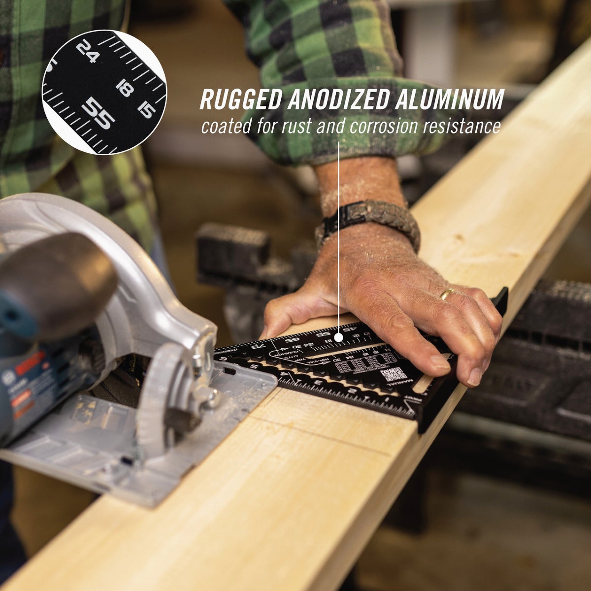 Channellock 7 In. Aluminum Rafter Square Image 5