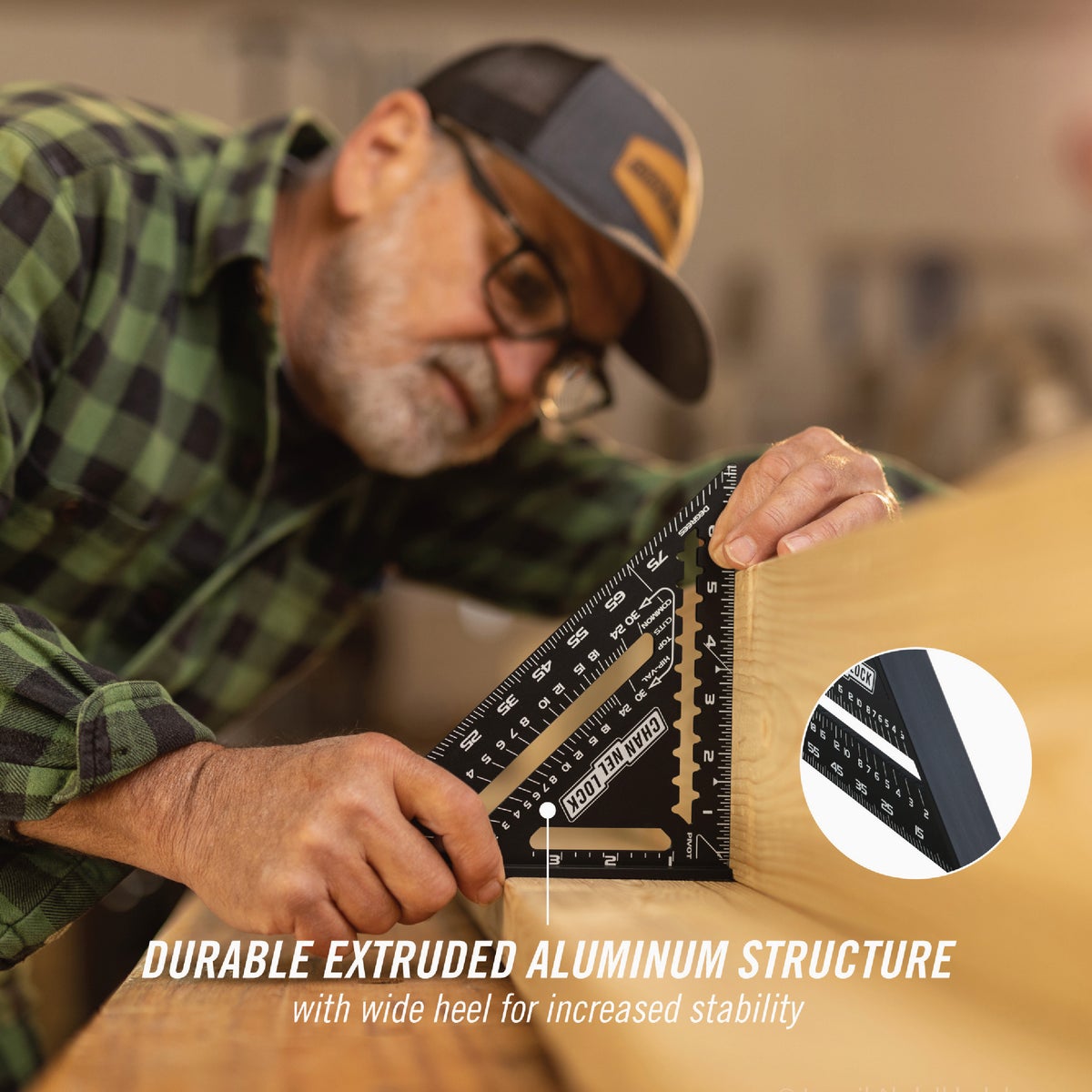Channellock 7 In. Aluminum Rafter Square Image 4