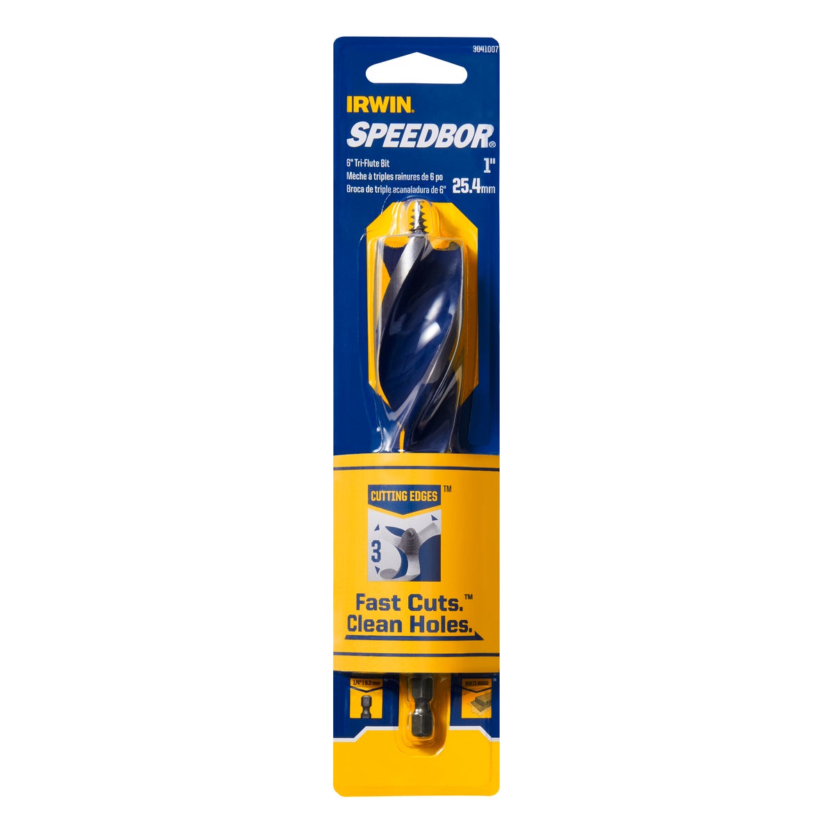 Irwin Speedbor 1 In. x 6 In. Quick Change Auger Bit Image 2