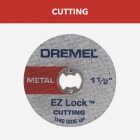 Dremel 1-1/2 In. EZ Lock Metal Cut-Off Wheel, (5-Pack) Image 2