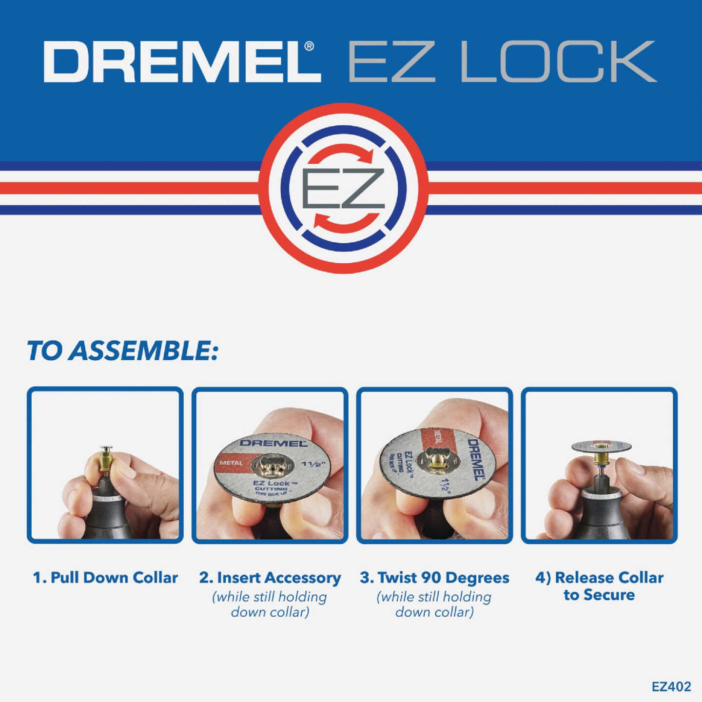 Dremel 1-1/2 In. EZ Lock Metal Cut-Off Wheel, (5-Pack) Image 6