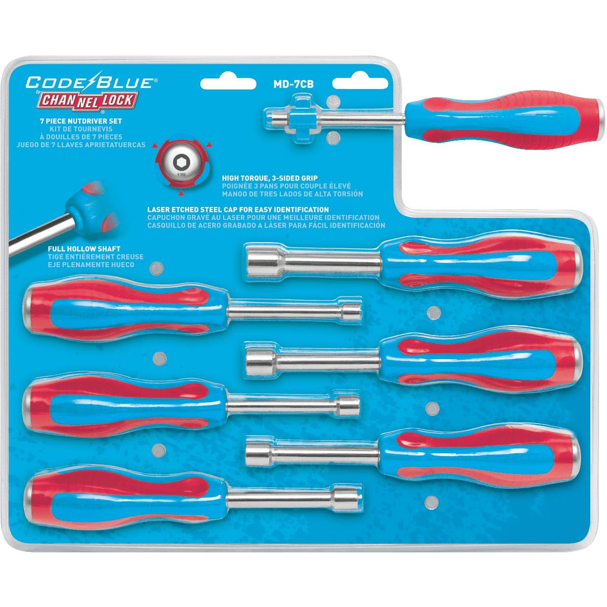 7PC MET NUTDRIVER SET