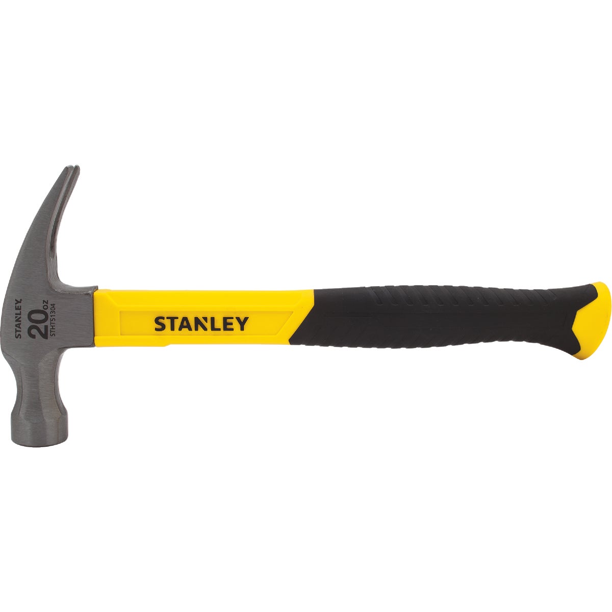 Stanley 20 Oz. Smooth-Face Rip Claw Hammer with Fiberglass Handle Image 1