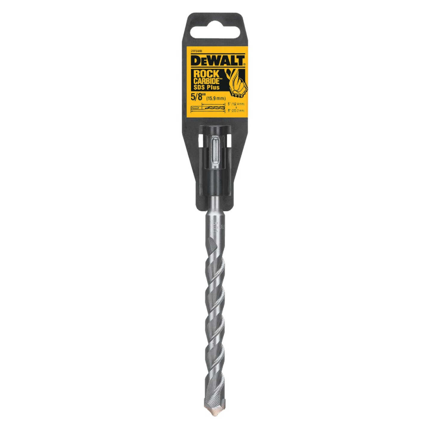 DEWALT SDS-Plus 5/8 In. x 8 In. 2-Cutter Rotary Hammer Drill Bit Image 1