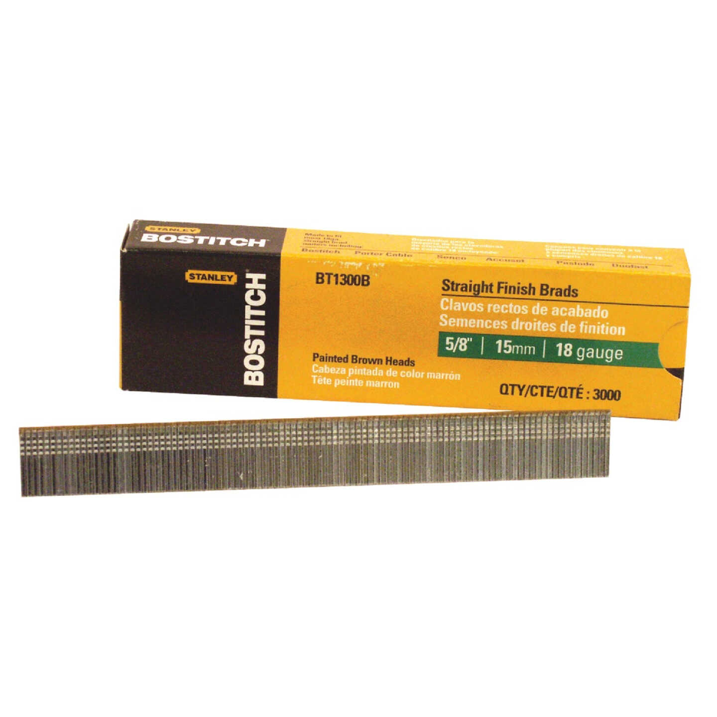 Bostitch 18-Gauge Coated Brad Nail, 5/8 In. (3000 Ct.) Image 1