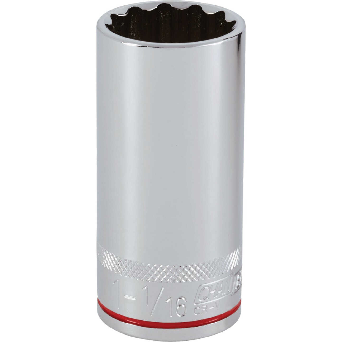 Channellock 1/2 In. Drive 1-1/16 In. 12-Point Deep Standard Socket Image 1