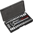 Do it Standard/Metric 1/4 In. and 3/8 In. Drive Combination Ratchet & Socket Set (40-Piece) Image 2