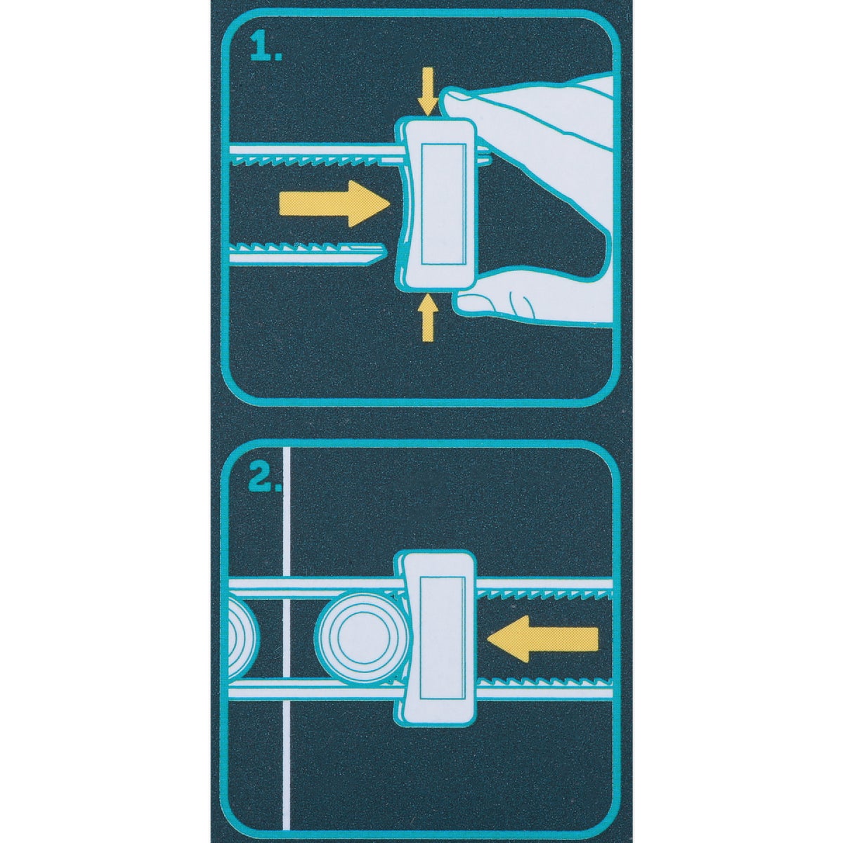 Safety 1st Black Double Door Cabinet Slide Lock (2-Pack) Image 3