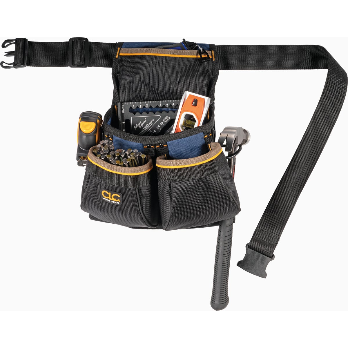 CLC 5-Pocket Polyester Framer's Nail & Tool Bag with Belt Image 2