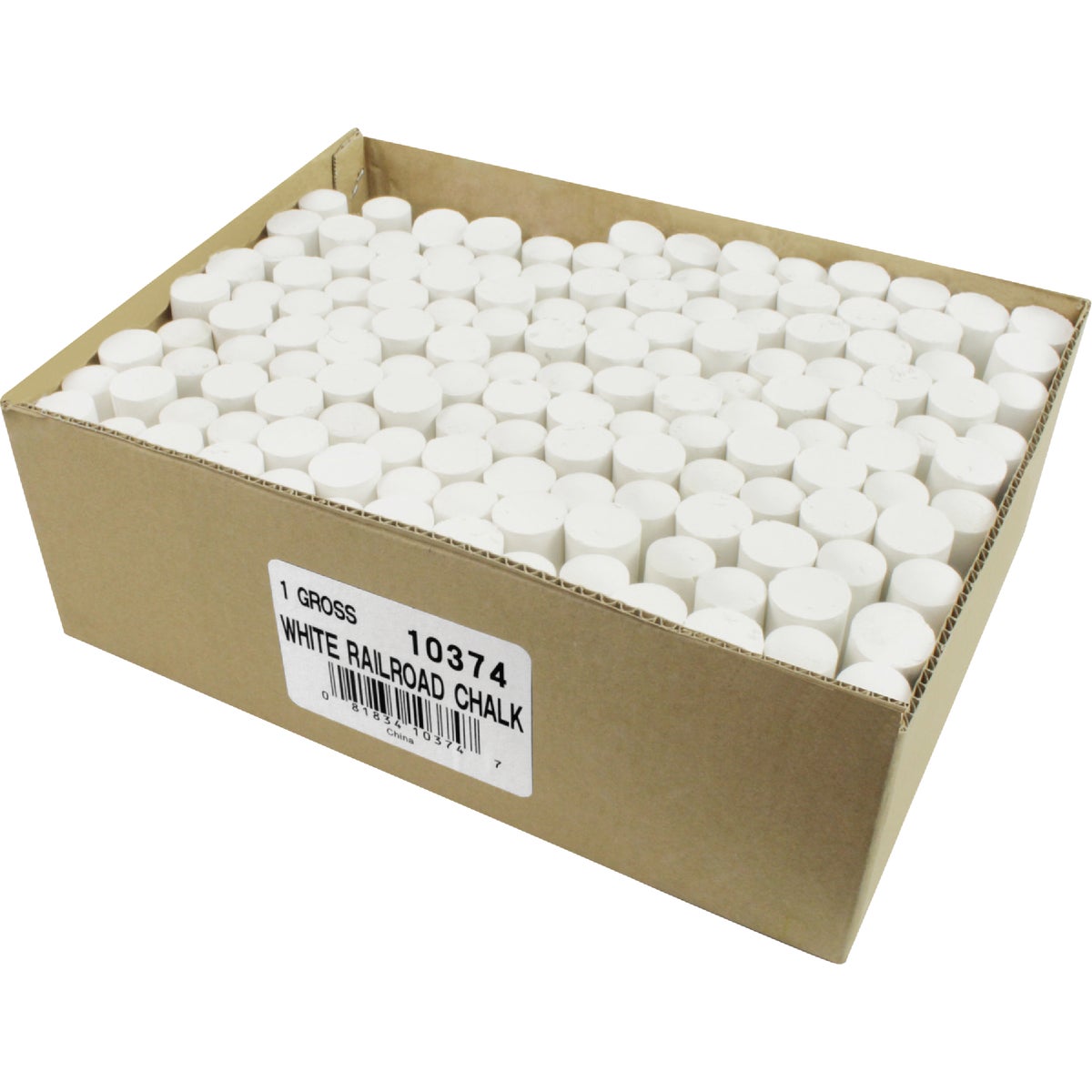 C.H. Hanson White Railroad Chalk (144-Pack) Image 2