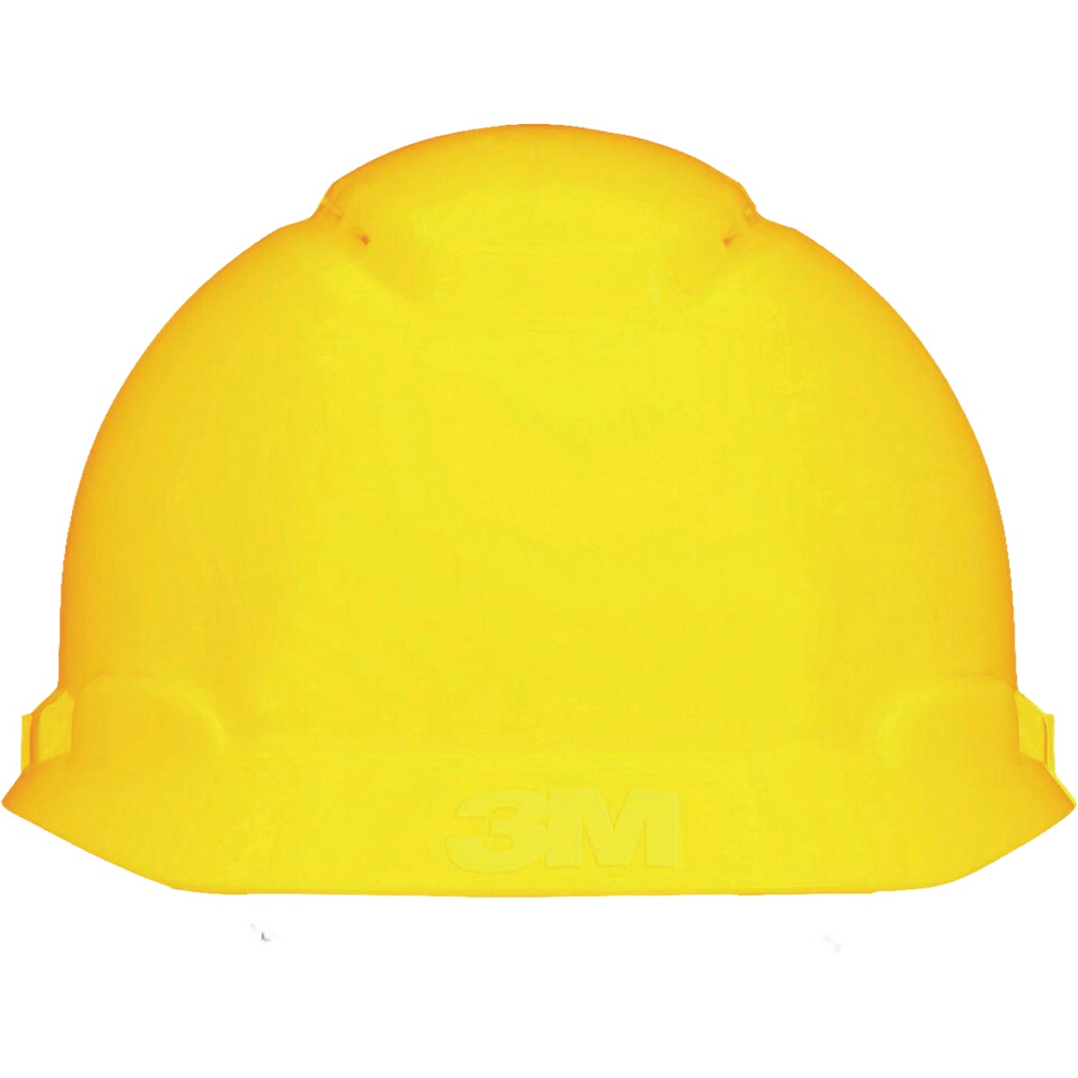3M Yellow Vented Hard Hat with Pin Lock Image 3