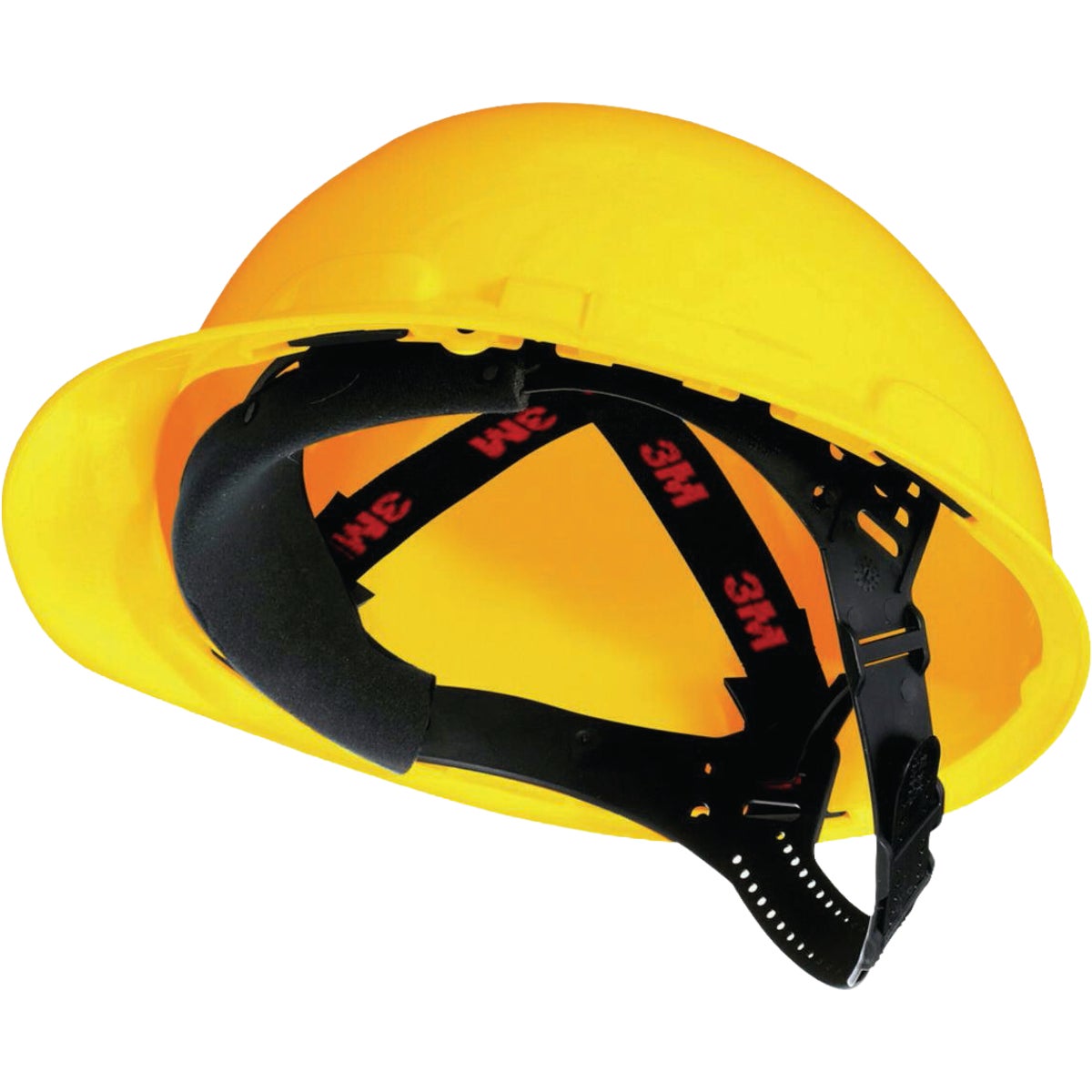 3M Yellow Vented Hard Hat with Pin Lock Image 2